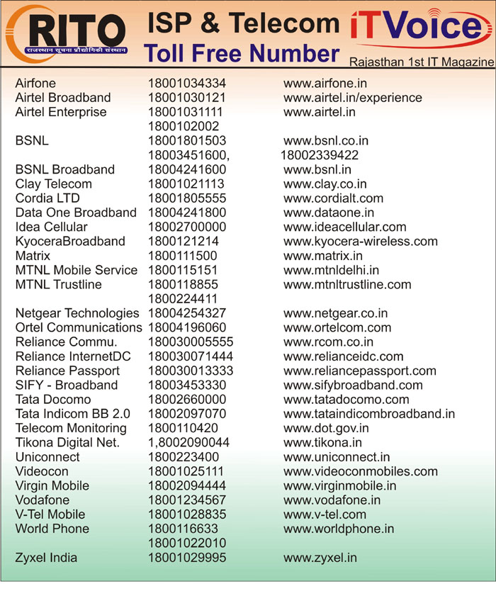 ISP & Telecom Toll Free